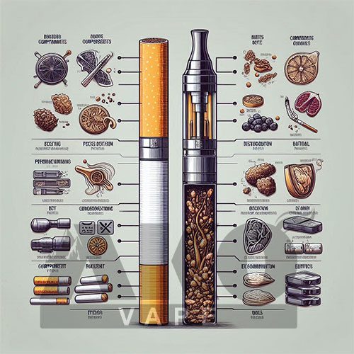 Comparison of cigarette and antisystem 5