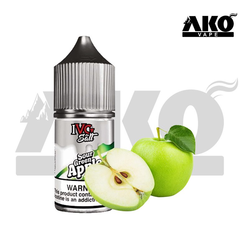 سالت نیکوتین سیب سبز آی وی جی IVG Sour Green Apple SALT